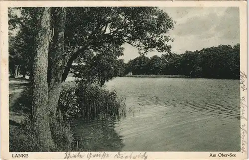 Ansichtskarte Zehlendorf-Berlin Lanke Oberer See 1929