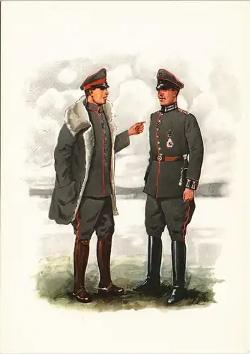 Oberstleutnant im Stabe des Kom. Gen.  Fliegerersatzabteilung abkdt. 1917/1980