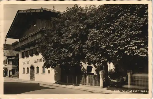 Ansichtskarte Oberstdorf (Allgäu) Gasthof zur Traube 1932