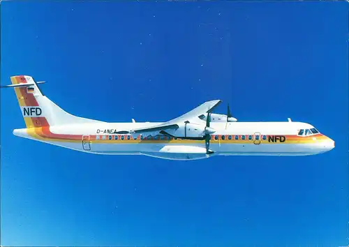 NFD ATR 72, Propellerflugzeug, Flugzeuge Flugwesen Airplanes 1980