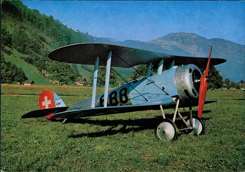 Luzern Lucerna  Museum Nieuport 28.c.1 Bébé (anno Frankreich 1917) 1980