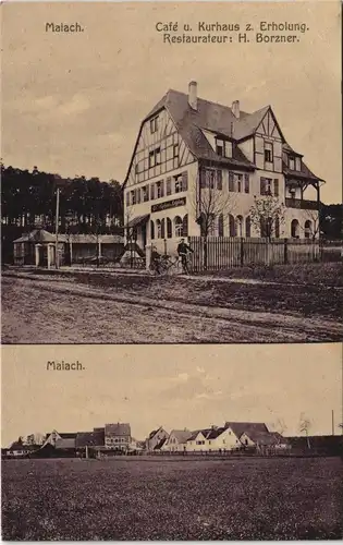 Maiach-Nürnberg Café u. Kurhaus z. Erholung Restaurateur H. Borzner 1910/1908