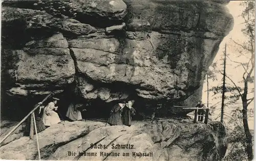 .Sachsen Karoline am Kuhstall Region Schandau   1909   gel  Stempel SCHANDAU