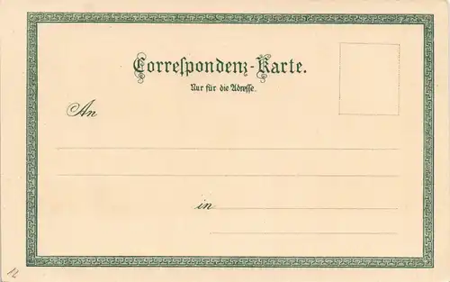 Postcard Eger Cheb Marktplatz - Rotdruck 1904