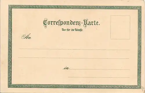 Postcard Eger Cheb Kaiserburg - Künstlerkarte 1905