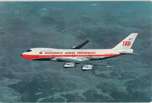 BOEING 747-B “NAVIGATOR JET" TAP 1973    Sonderstempel Düsseldorf 307
