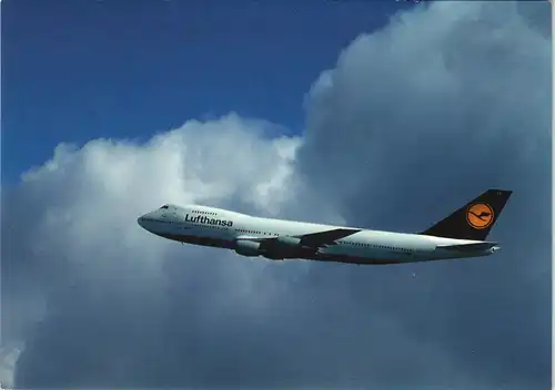 Ansichtskarte  Lufthansa Boeing 747-200 Flugzeug Airplane Avion 1990