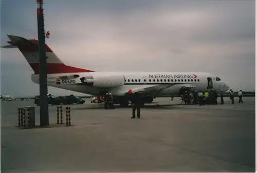 Flugzeug Foto Airplane Photo Flieger der Austrian Airlines 2001 Privatfoto