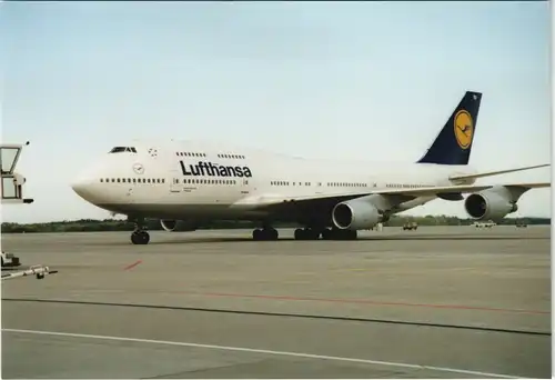 Flugzeug Foto Airplane Photo Lufthansa Jumbo-Jet Boeing 747 2003 Privatfoto