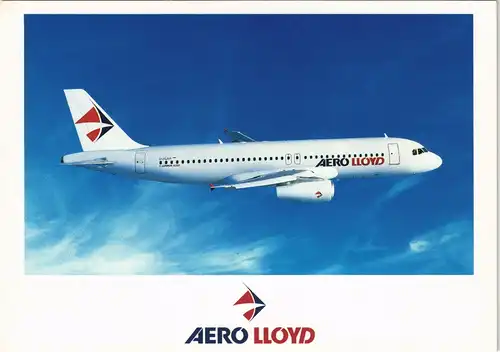 Ansichtskarte  AERO LLOYD Airbus A320 Flugwesen Flugzeug Airplane 2000