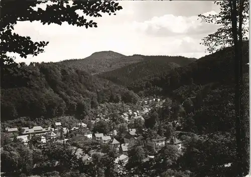 Bad Thal (Thüringen)-Ruhla Ansicht DDR AK Blick vom Alten Keller 1980/1979