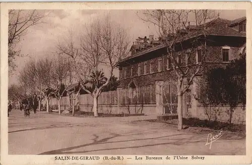 CPA Salin-de-Giraud Les Bureaux de l'Usine Solvay 1928
