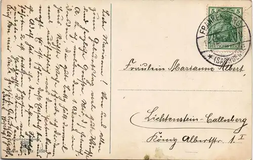 Ansichtskarte  Botanik :: Blumen Photochromie - Gesteck 1913