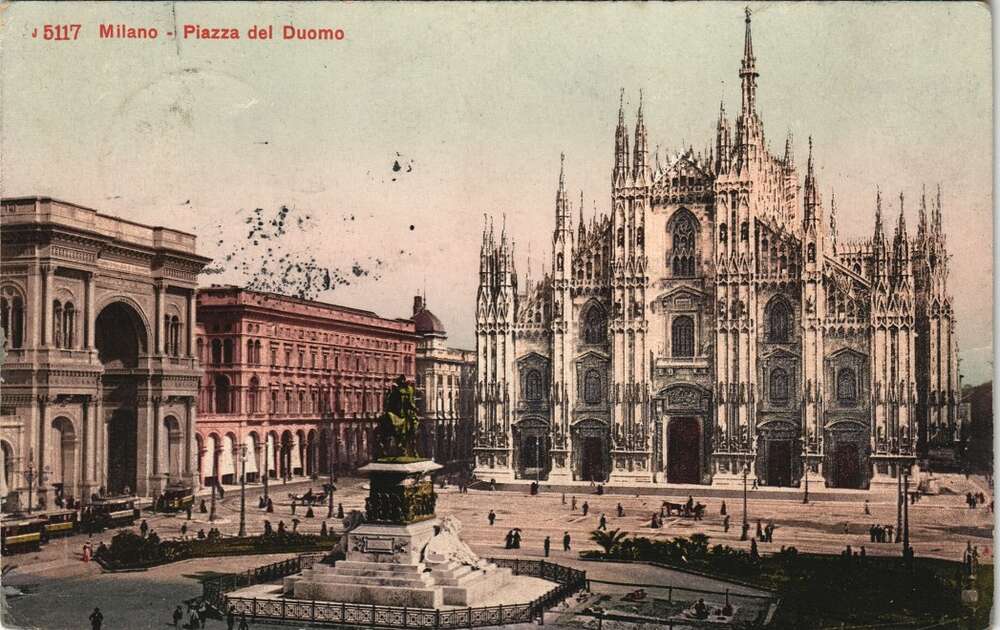 AK Mailand, Il Duomo Nr. 10575506 - oldthing: Ansichtskarten Technik