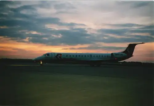 Klotzsche-Dresden Flughafen - Flugzeug Rheintalairline 2003 Privatfoto