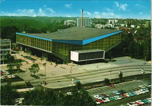 Essen (Ruhr) Essen Gruga-Halle Vogelschau-P. 1980   mit Sonderstempel ESSSEN