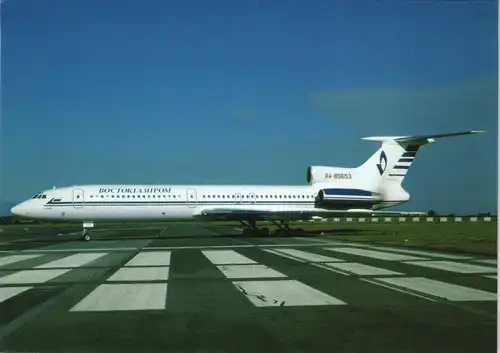 Prag Praha TU-154M Tupolev Flugwesen - Flugzeuge VOSTOKGAZPROM 1980