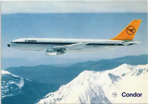 Ansichtskarte  Condor Airbus A300 B 4 Flugzeuge - Airplane 1994