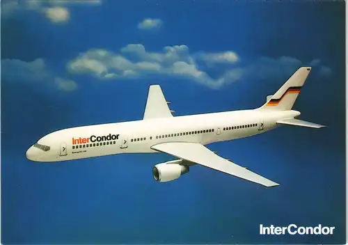 Ansichtskarte  InterCondor Boeing B757-230 Flugwesen Airplane Flugzeug 1990