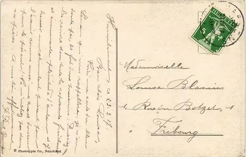 Ansichtskarte Montreux (Muchtern) Territet en Hiver (im Winter) 1917