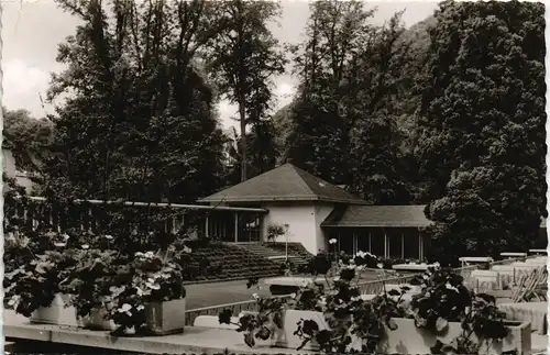 Ansichtskarte Bad Bertrich Trinkhalle mit Anlagen 1962