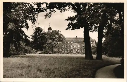 Ansichtskarte Eutin Schloßgarten Großherzogliches Schloss (Castle) 1950