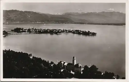 Bad Schachen-Lindau (Bodensee) Hotel Bad Schachen  Bodensee Panorama 1954