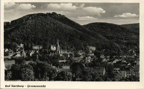 Ansichtskarte Bad Harzburg Panorama-Ansicht Gesamtansicht 1957