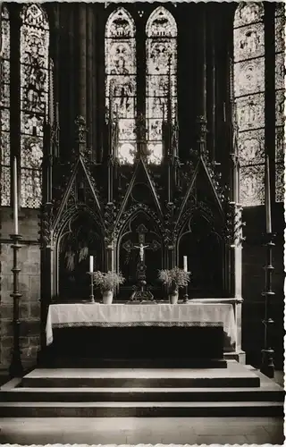Marburg an der Lahn Elisabethkirche, Hochaltar, Kirche Innenansicht 1960