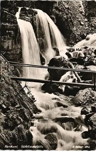 Farchant Kühfluchtfälle Wasserfall River Falls Waterfalls 1965