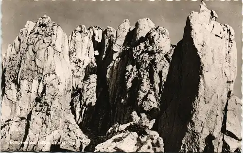Ansichtskarte Chiemgau-Kampenwand Kampenwand Felsen Partie Kaisersäle 1964