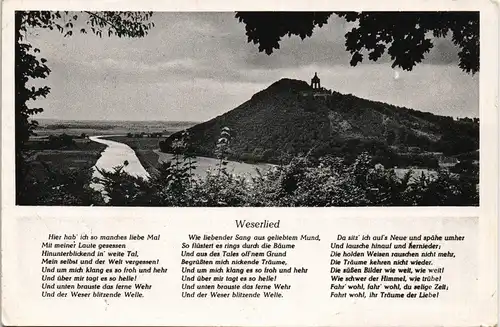 .Nordrhein-Westfalen Westfälische Pforte Jakobsberg & Weserlied Text 1957