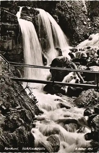 Ansichtskarte Farchant Kuhfluchtfälle Wasserfall Waterfalls 1959