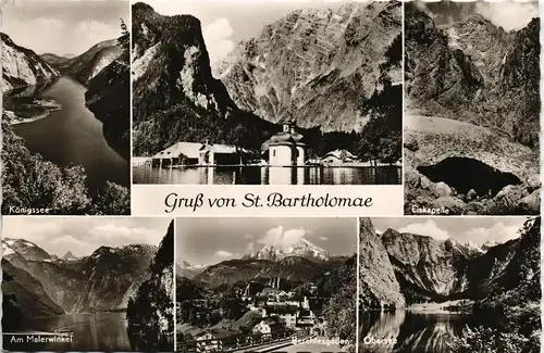 St. Bartholomä-Schönau am Königssee   Eiskapelle, Malerwinkel uvm. 1960