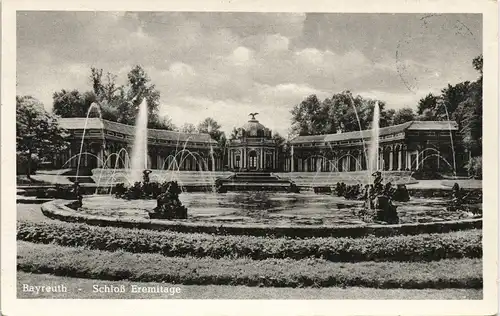 Ansichtskarte Bayreuth Erimitage 1953