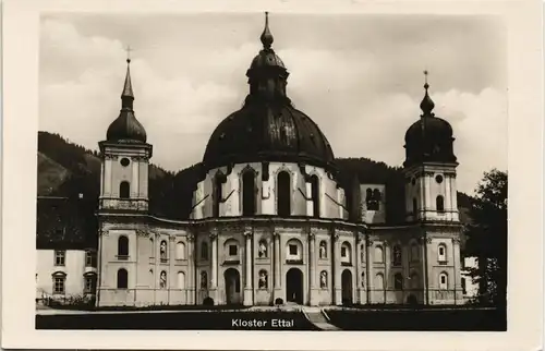 Ansichtskarte Ettal Kloster Gebäude Außenansicht 1950
