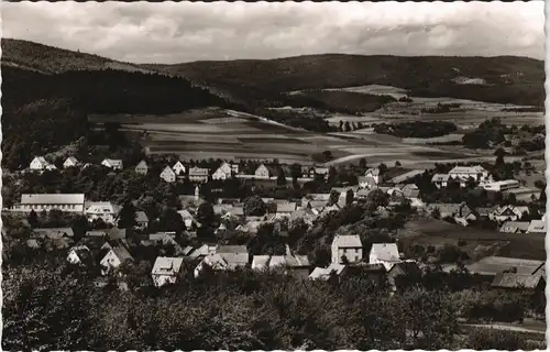 Ansichtskarte Holzhausen (Hessen) Panorama Holzhausen Hünstein (Hessen) 1958