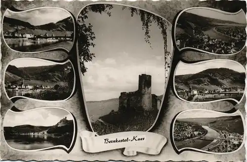 Bernkastel-Kues Berncastel-Cues Mehrbildkarte mit 7 Echtfoto-Ansichten 1960