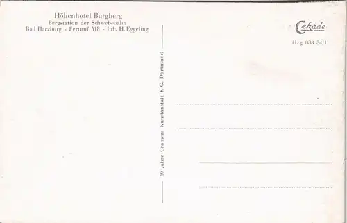 Bad Harzburg Mehrbild-AK mit Kurhaus, Panorama-Ansichten, Rabenklippe uvm. 1954