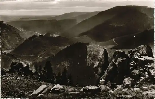 Ansichtskarte Oker-Goslar Blick von den Kästeklippen ins Okertal 1960