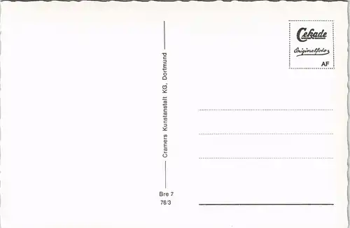 Ansichtskarte Braunlage Stadt, Turm 1976