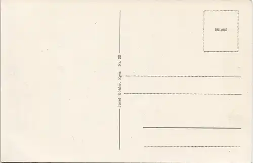 Postcard Eger Cheb Straßenpartie - Eingang zur Burg 1929