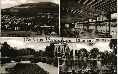 Ansichtskarte Braunlage Mehrbild-AK mit 4 Echtfoto-Ansichten 1976