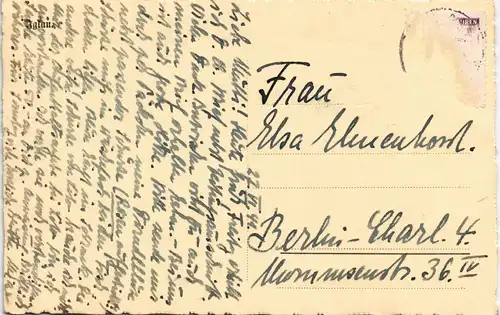 Postcard Iglau Jihlava Weg zur Stadt - Hütten 1941