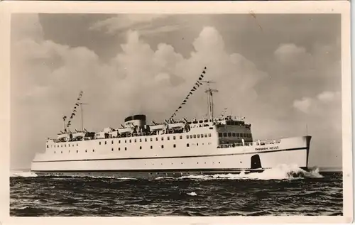 HOCHSEE - FAHRSCHIFF , THEODOR HEUSS" Schiffe/Schifffahrt - Fähren 1961