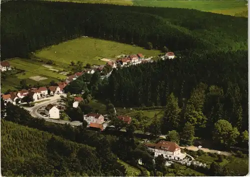 Neuhaus im Solling-Holzminden Luftbild Ortsteil Fohlenplacken 1972