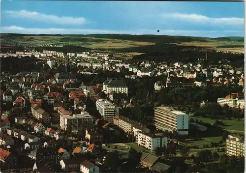 Ansichtskarte Bad Nauheim Luftbild Teilansicht vom Flugzeug aus 1970
