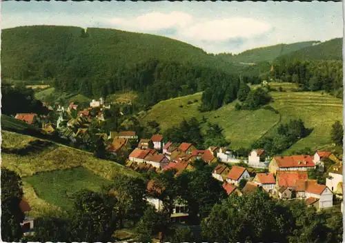 Ansichtskarte Bad Grund (Harz) Panorama-Ansicht Blick vom Knollen 1970