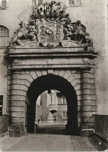 Ansichtskarte Torgau Schloss Hartenfels Portal DDR AK 1983