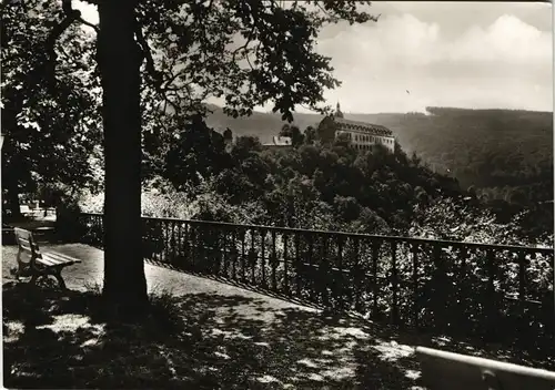 Ansichtskarte Schwarzburg Schloss Schwarzburg DDR AK Fernansicht 1979